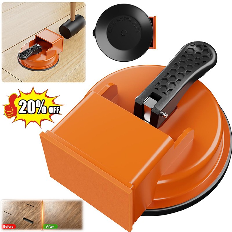 Floor Gap Fixer Tool with Suction Cup for Hardwood-Laminate and Vinyl Flooring