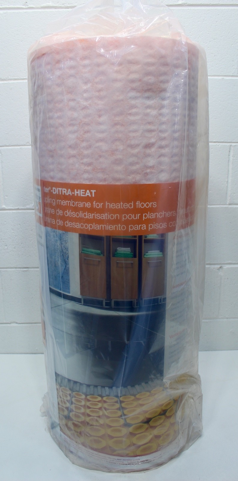 Schluter DH512M DITRA Heat Uncoupling Membrane 134.5 Ft² Roll Floor Underlayment