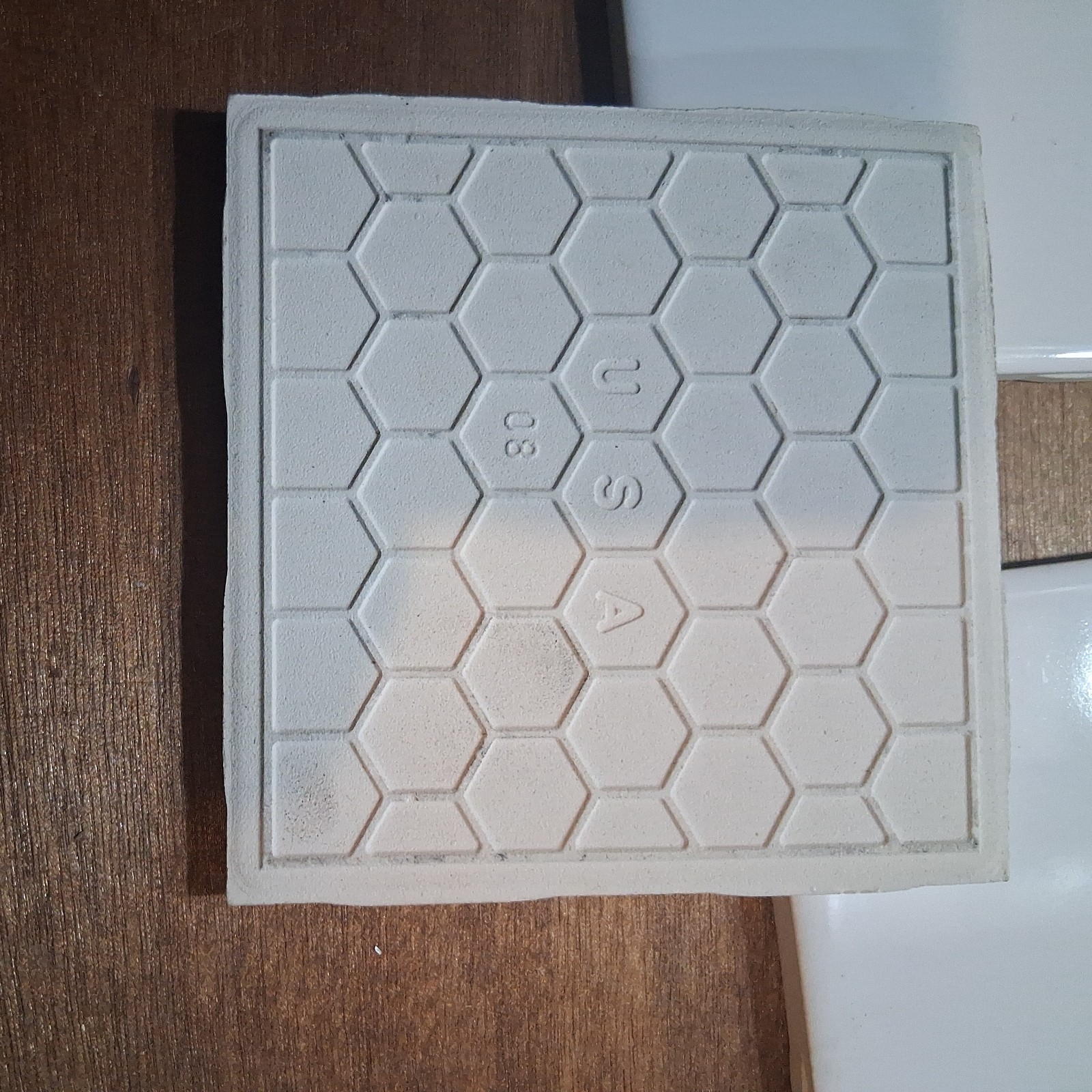 Lot of 3 Mannington MCT USA 4-3/8″ Gloss White Ceramic Tile – 1996