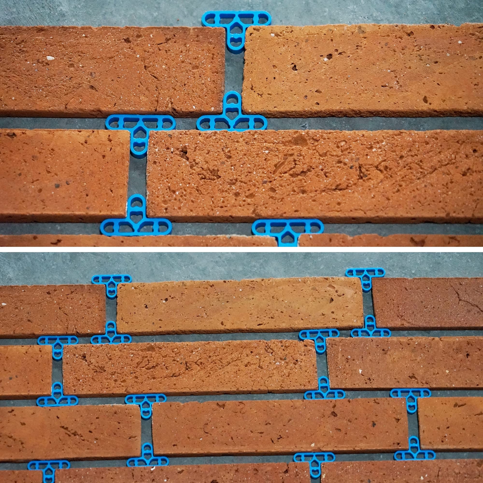 JINYO 3/8 inch 10mm Exterior Brick Wall Spacer 100pcs Outdoor Red leveling sy…