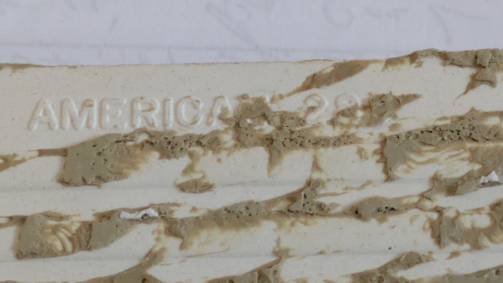 Vintage 4 1/4″ American Olean Tile Sandlewood / Suntan Light brown Reclaimed