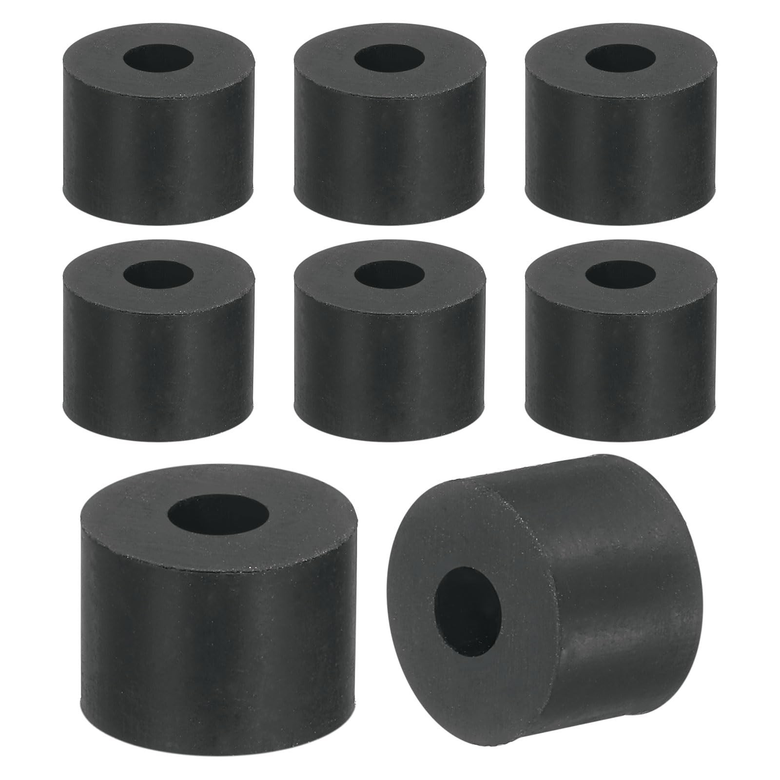 uxcell 18Pcs Thick Rubber Spacer, 5/8 Inch OD x 1/4 Inch ID x 1/2 Inch Thickness