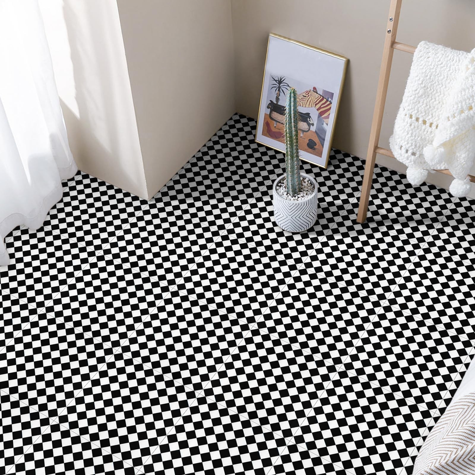 Peel and Stick Floor Tile: 30pc 11.8 * 11.8in Self-Adhesive Waterproof Vinyl …