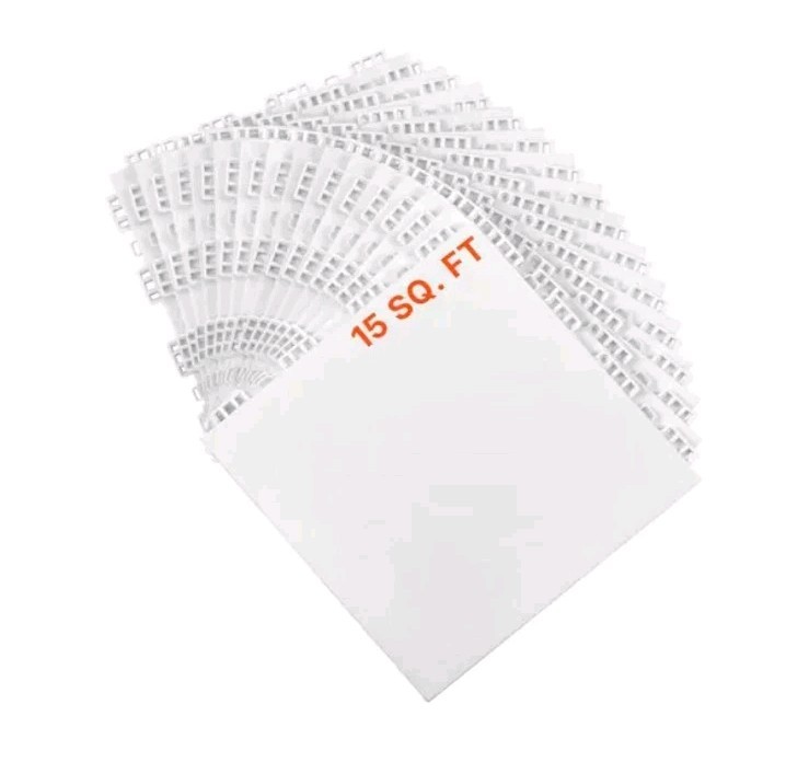 Flooring Set 12 in. x 12 in. 15 Pieces Polypropylene Interlocking Puzzle Tiles