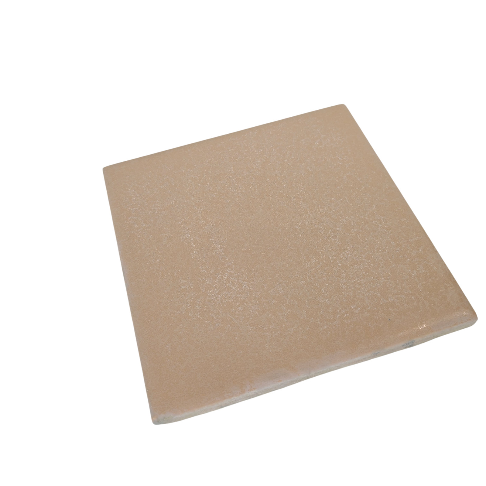 Peach Pink Ceramic Tile 4 3/8 inch Florida Tile FT Crystalline Tuscan Tan 283