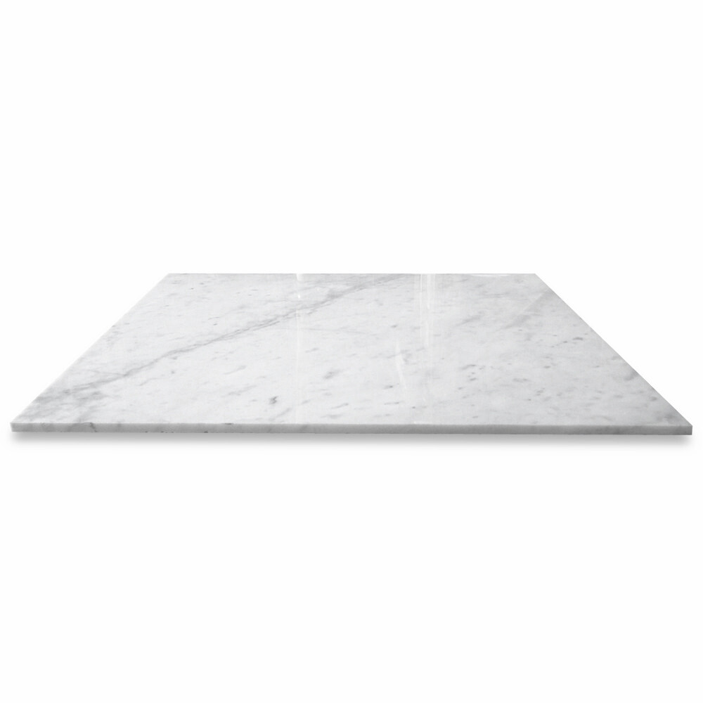 C46P 24×24 Carrara White Tile Polished Bianco Venato Carrera Marble Floor