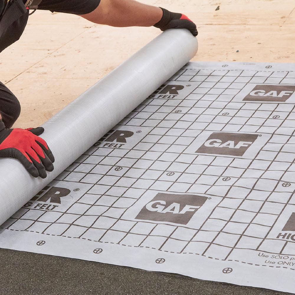 GAF Roofing Underlayment Roll FeltBuster Synthetic Tear-Resistant 1000 sq. ft.