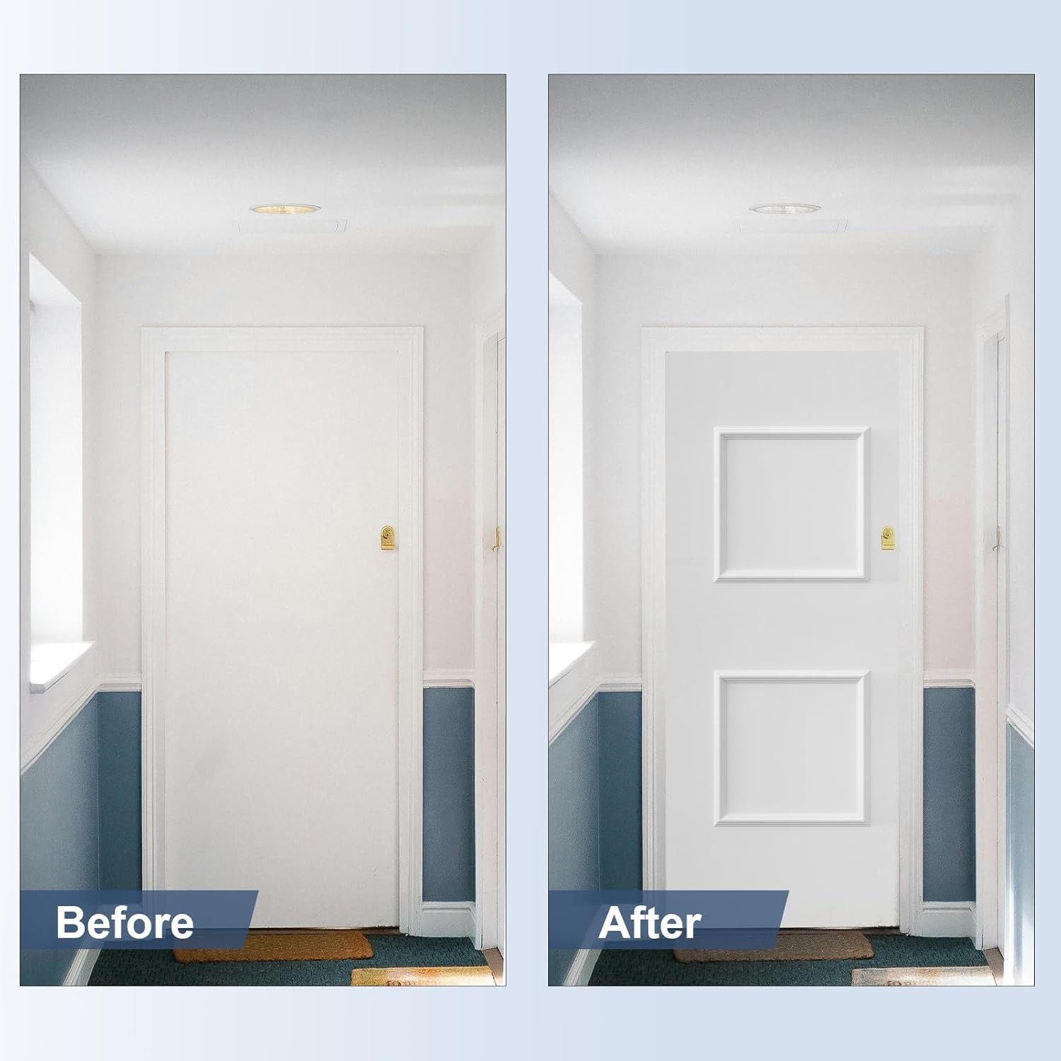 NeatiEase 2 Set Peel Stick Wall Molding 20″x20″ Wainscoting #R030