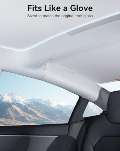 Non-Sagging Model 3 Sunshade Roof with Advanced Nano-Ice Model 3 (2024-2025)
