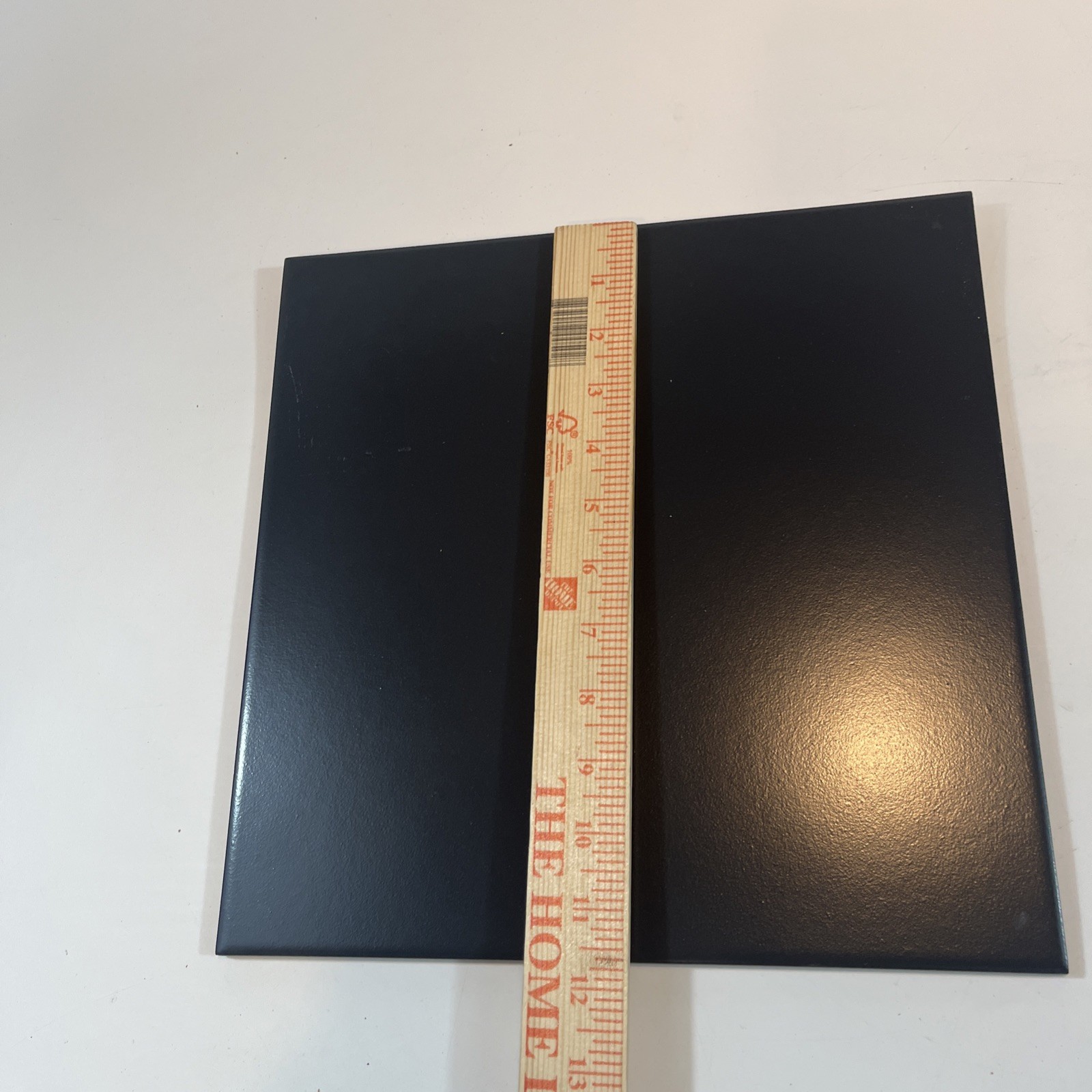 Interceramic Ceramic Floor Tile Black 12 X 12 SINGLE TILE Discontinued