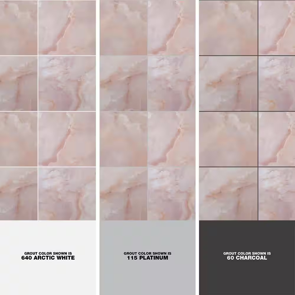 Jume Onyx Coral 23.62 In. X 47.24 In. Polished Porcelain Floor and Wall Tile (15
