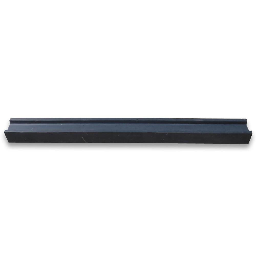 N15H Nero Marquina Black Marble Groove Liner Pencil Trim Molding Honed