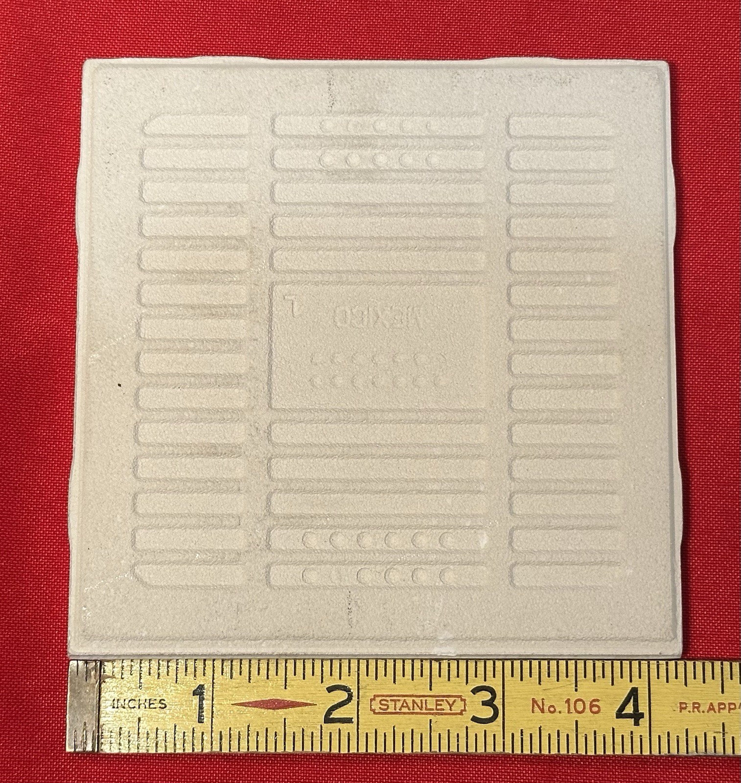 1 pc. Gloss Biscuit #175 by Daltile Co. 4-1/4″ Ceramic Surface Bullnose Tile