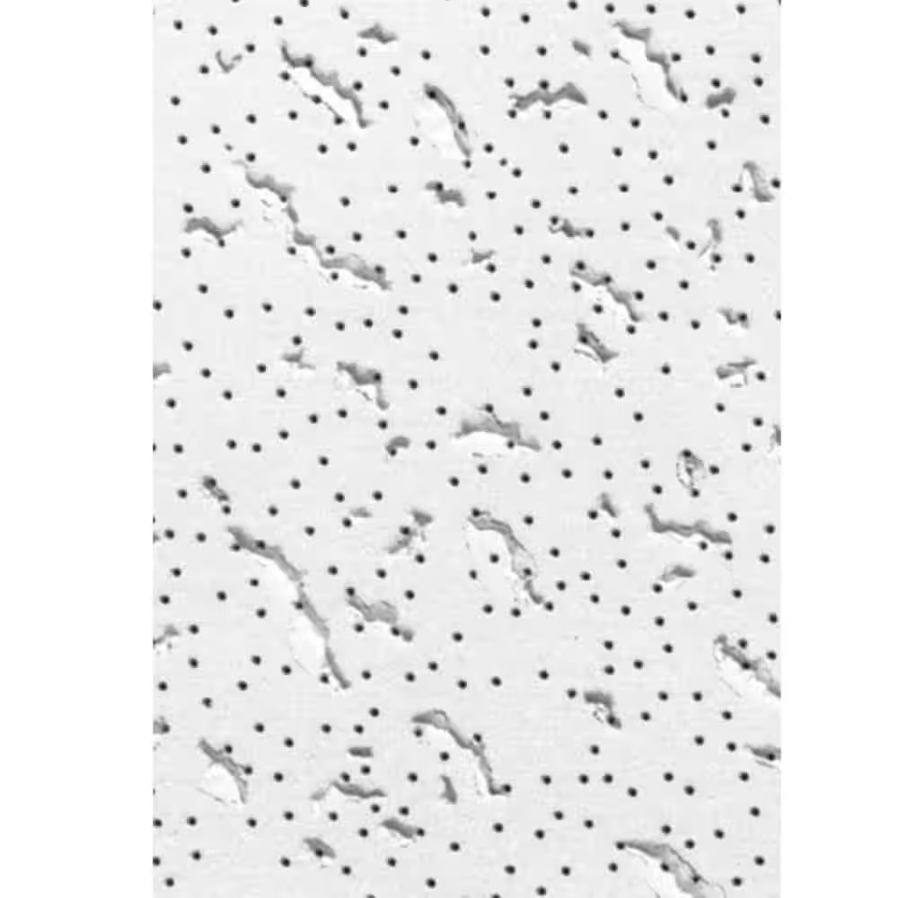 2 Ft. X 4 Ft. Fifth Avenue White Square Edge Lay-In Ceiling Tile, Case of 8 (64