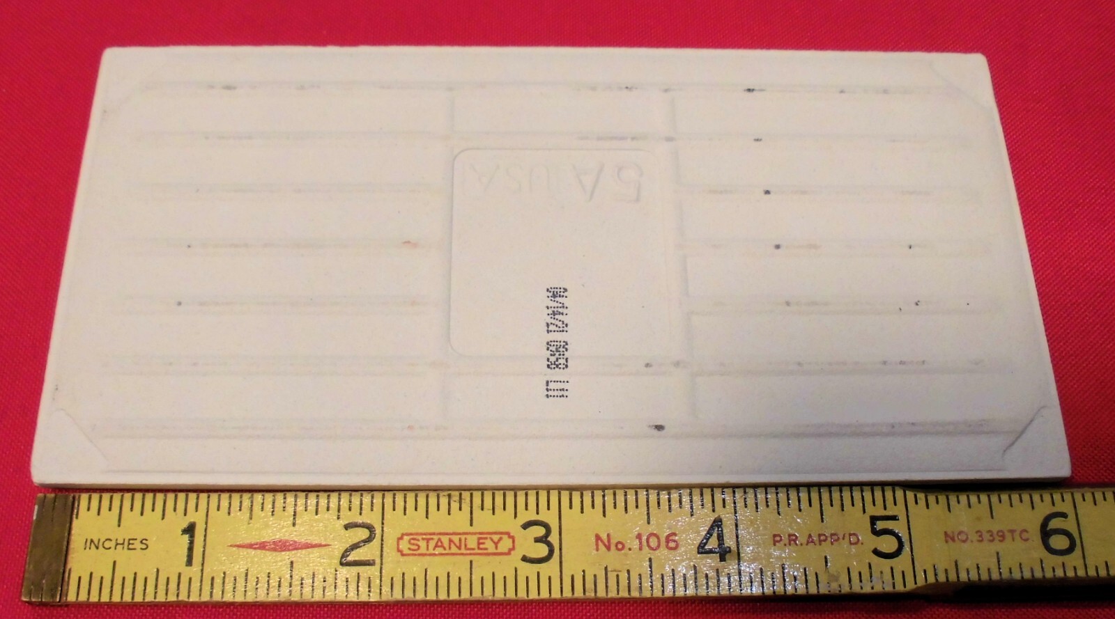 6 pieces: #61 Designer White: Matte Ceramic Subway Tiles by American Olean, NEW