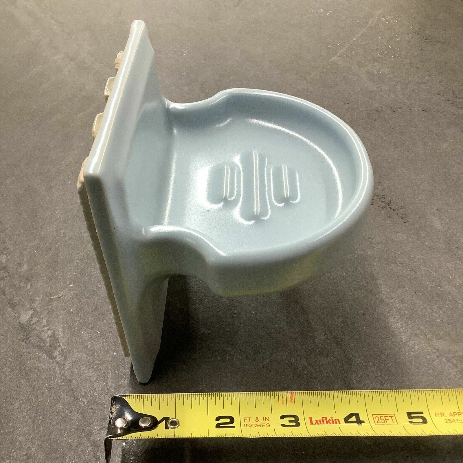 Blue Ceramic Sink Soap Holder American Olean model 503