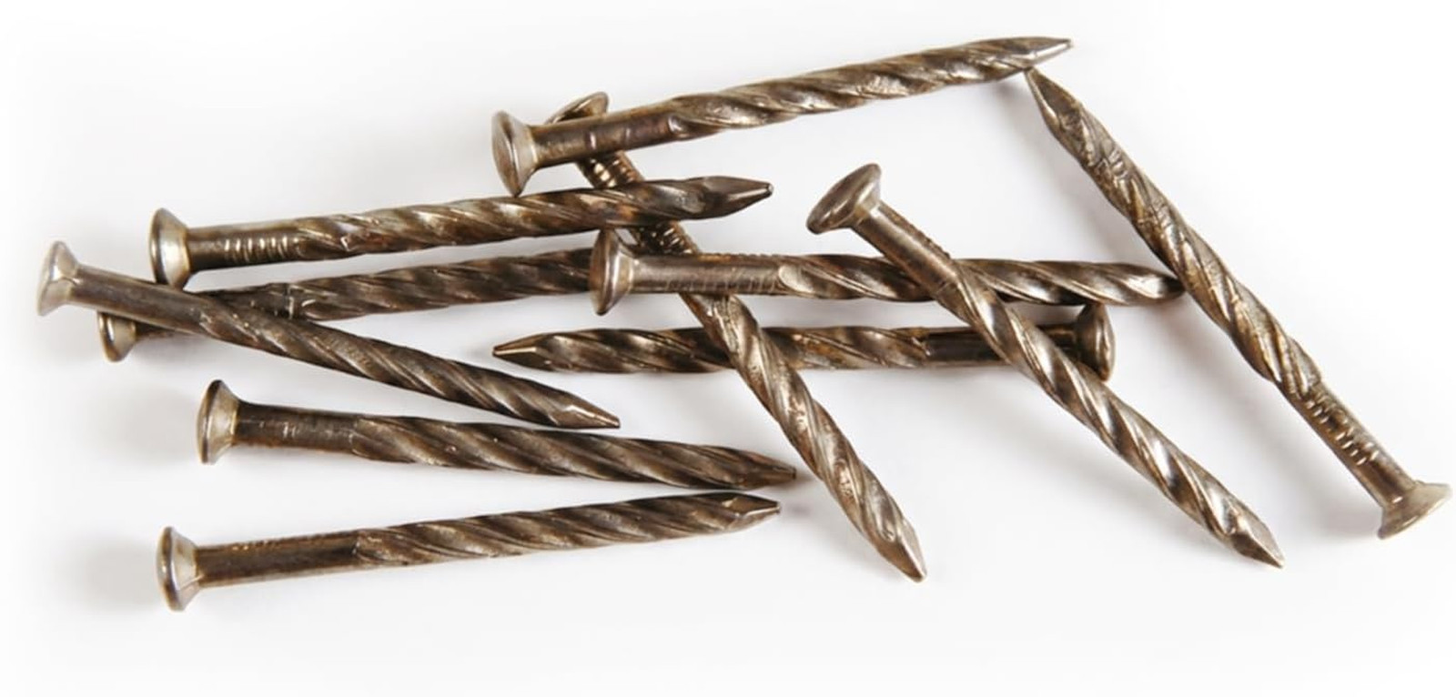 91194 1-1/4 In. Pewter Floor Metal Screw Nails (1Lb) (10 Packs)