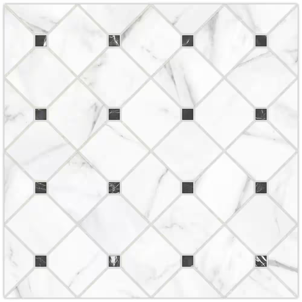 Tuscany Siena 17-3/8 In. X 17-3/8 In. Porcelain Floor and Wall Tile (14.91 Sq. F