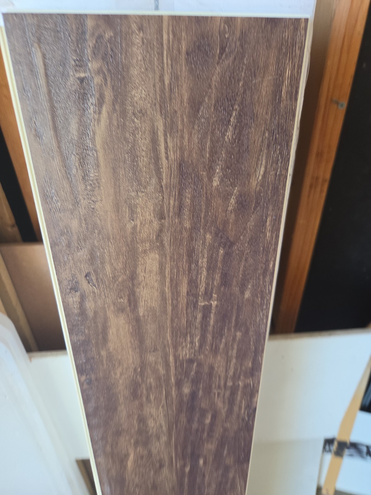 6.5mm Luxury WPC Flooring, W-2811R-1195E Coverage: 25.18 SQFT/Bx Toasted Cypress