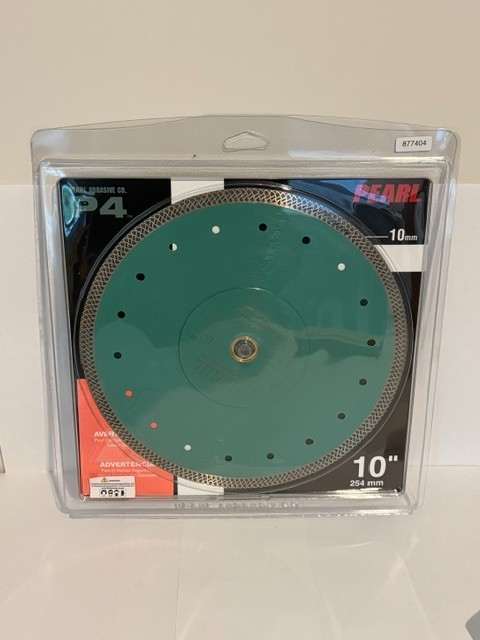 Pearl Abrasive P4 Turbo-Mesh Porcelain Blade 10″ DIA10TT NEW!
