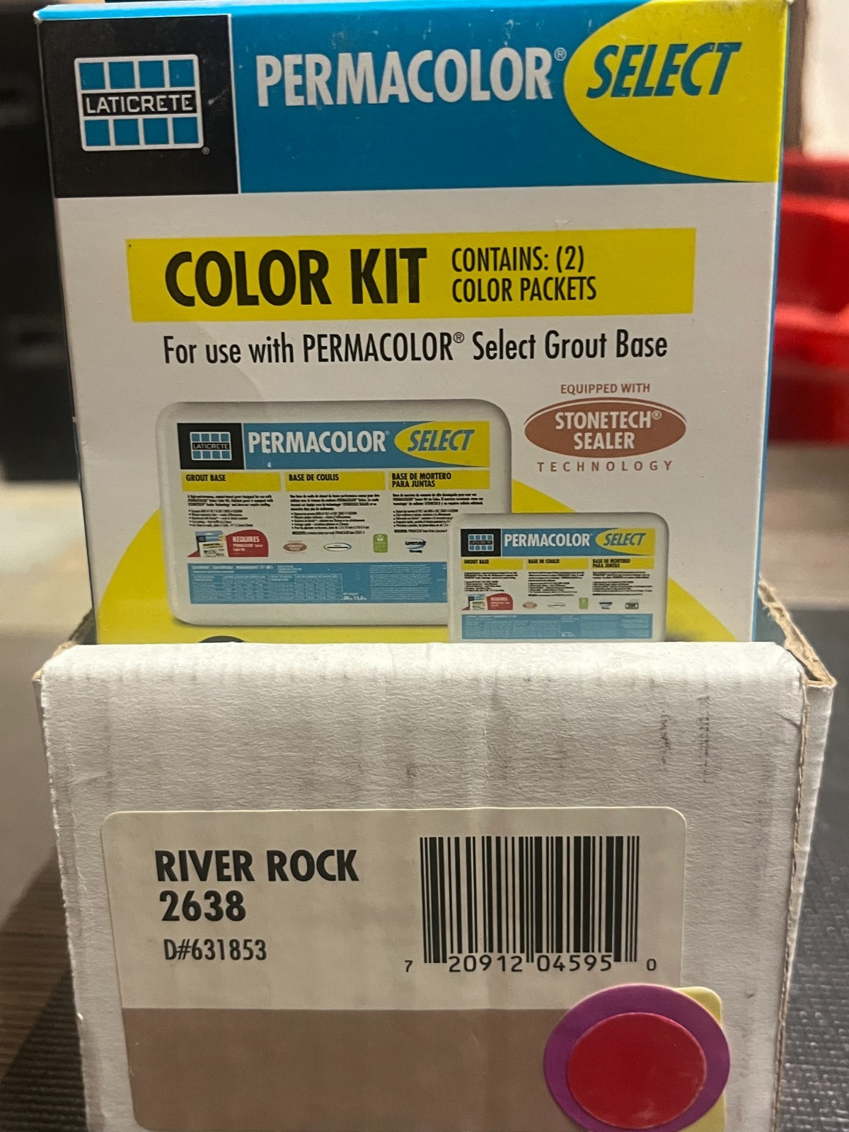 Laticrete Permacolor Select River Rock 2638 Grout Color Kit Lot of 10 New