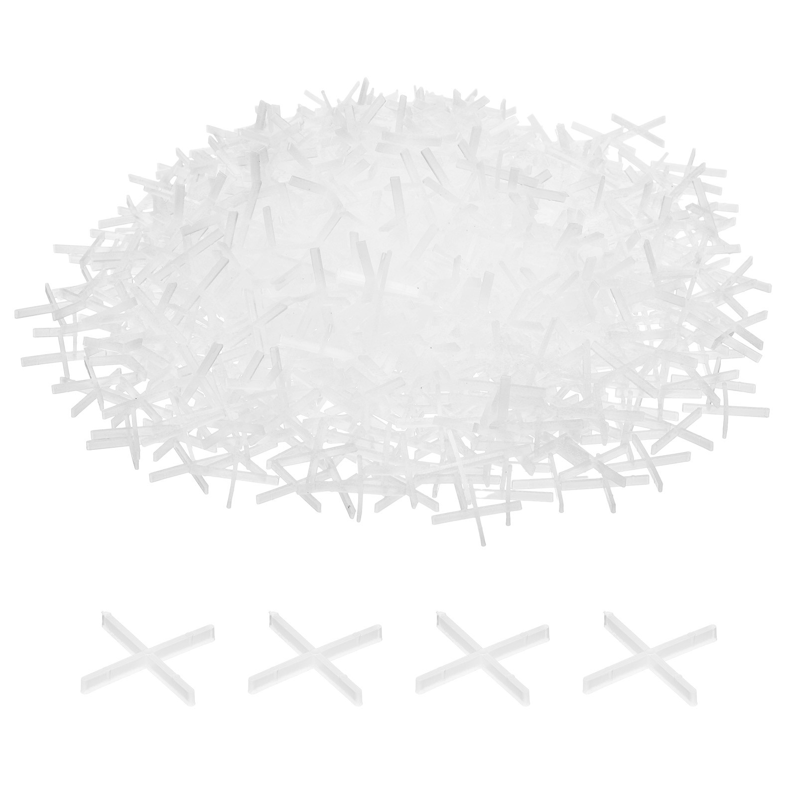 500pcs Tile Spacers 1mm Hard Plastic Cross Tiles Leveler Spacer for Ceramic
