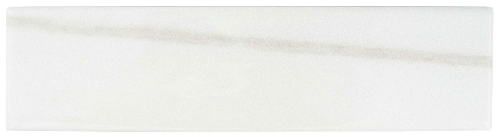 Cruz Bay Studio MKT61087 Alpine – 3″ x 12″ Brick Wall Tile – – Blanc Gloss