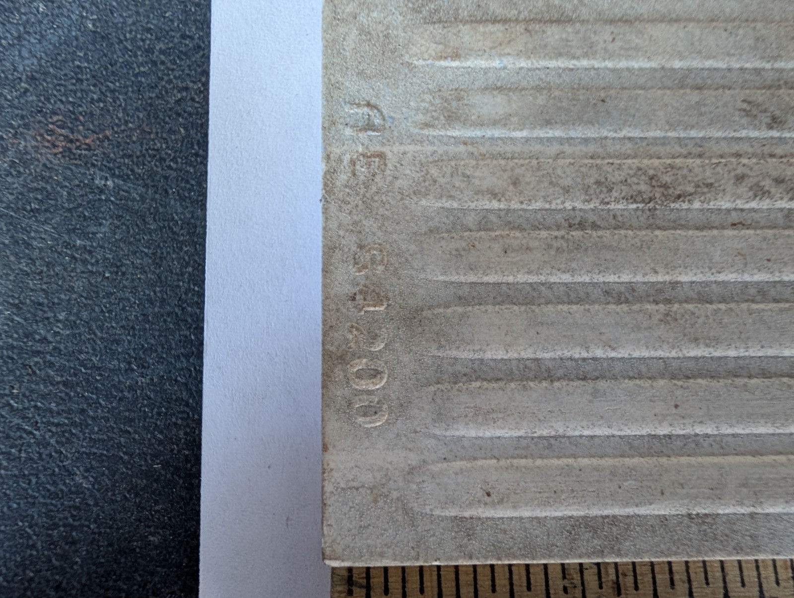 1 pc of American Encaustic Ceramic Tile Bullnose 2×6″ #43 Gentian S4269 S4200