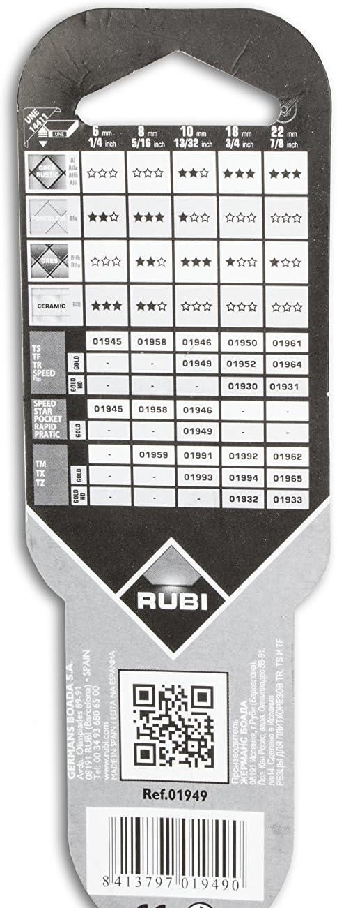 Rubi Tools 3/8″ GOLD Scoring Wheel- 01949