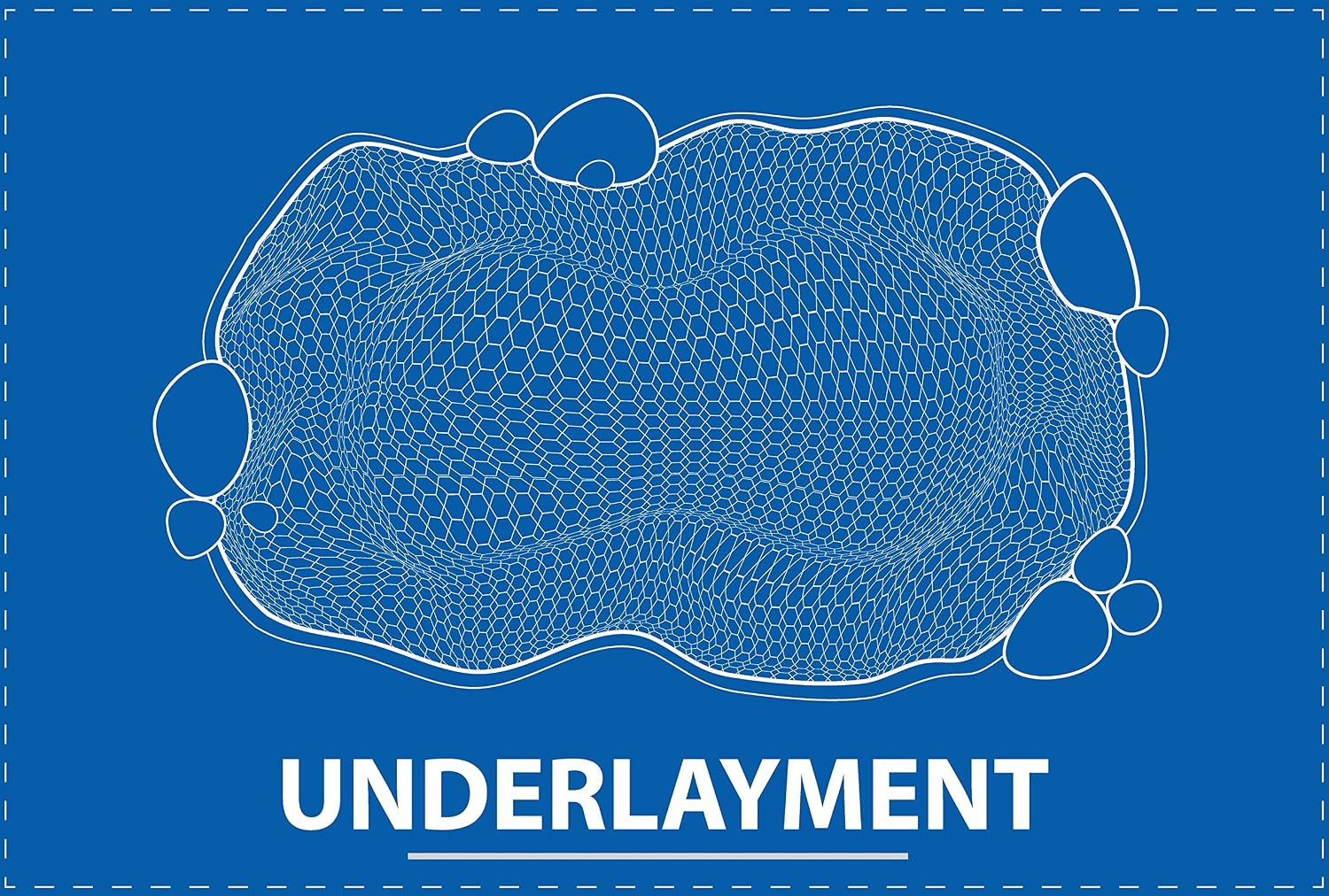 Nonwoven Geotextile Underlayment – 20 Ft. X 20 Ft. | 6 Oz Density, Use for Ponds