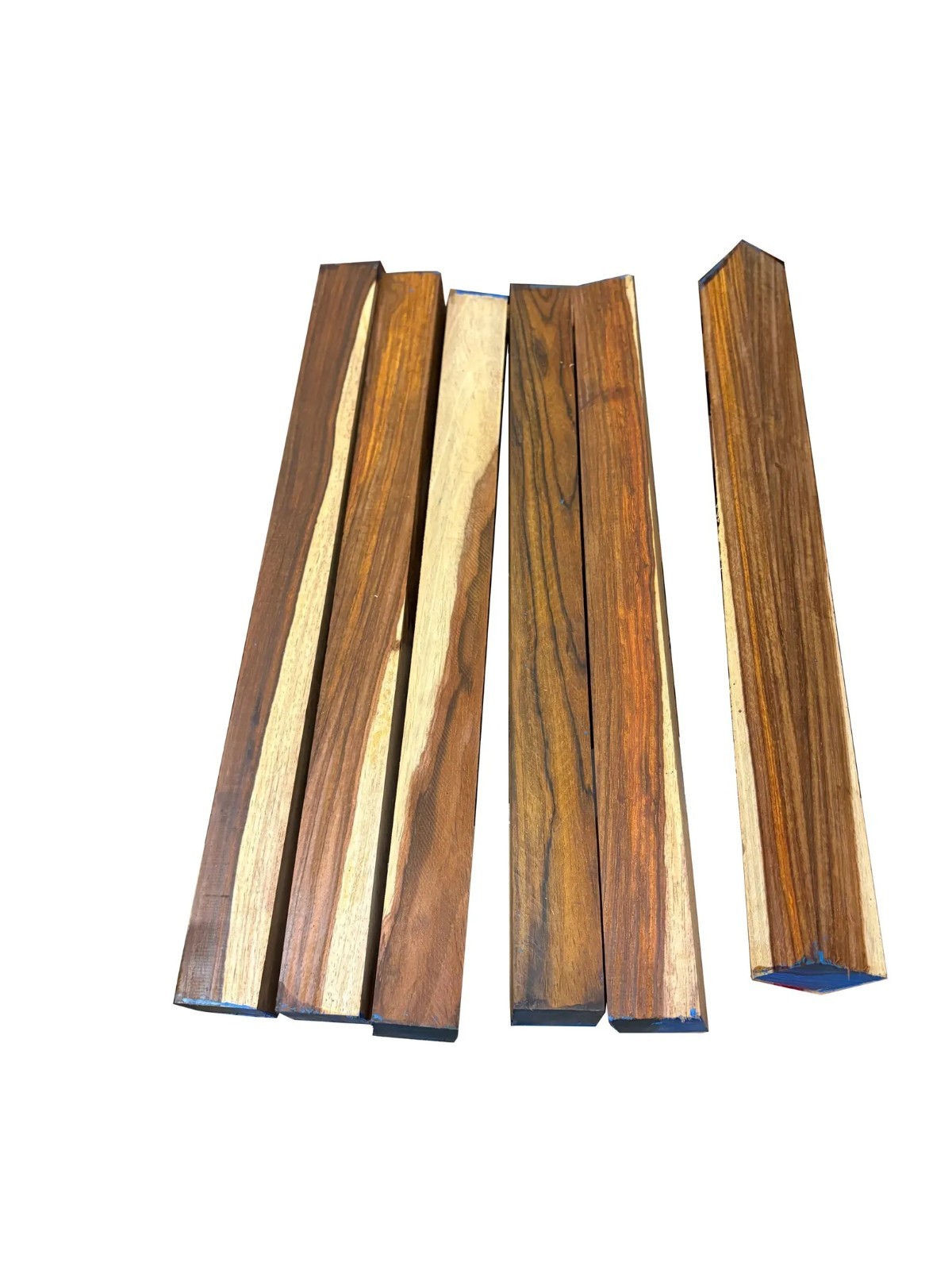 1.5″ x 1.5″ x 18″ Cocobolo with Sapwood Turning Squares