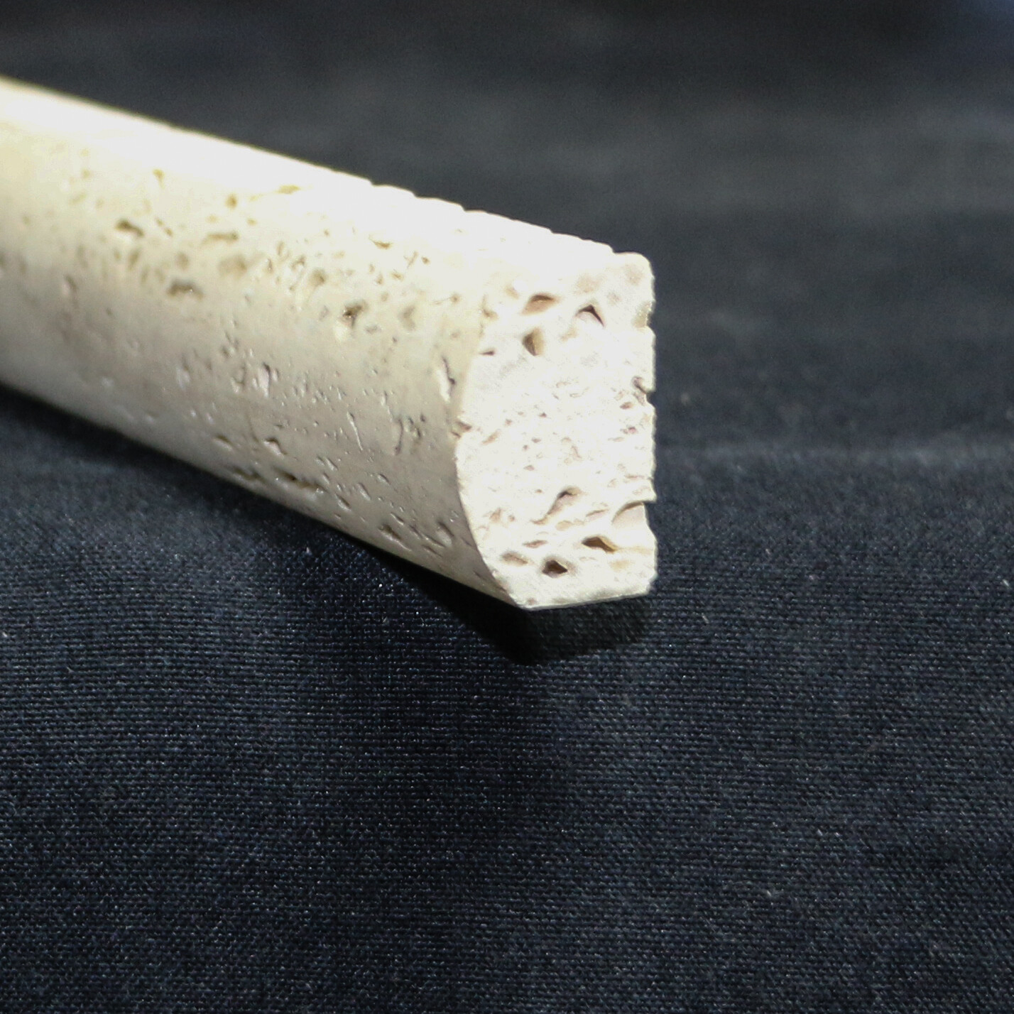 Trim Cigaro Chair Rail White Travertine Wall Remodel Stone Bathroom 12x1x1 CR-14