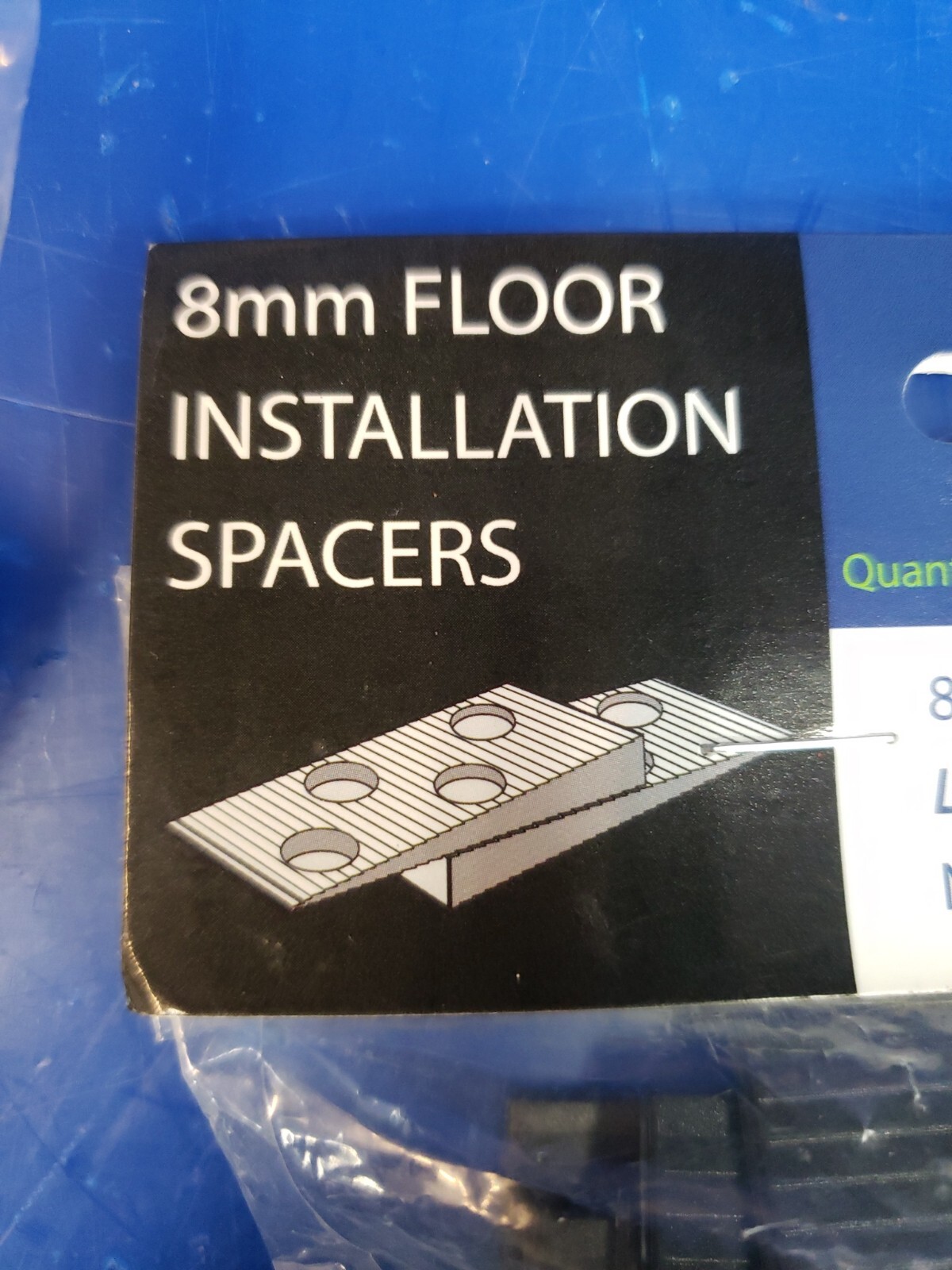 8mm floor installation spaces for laminate& wood floors (30 PIECES) (41cb2)