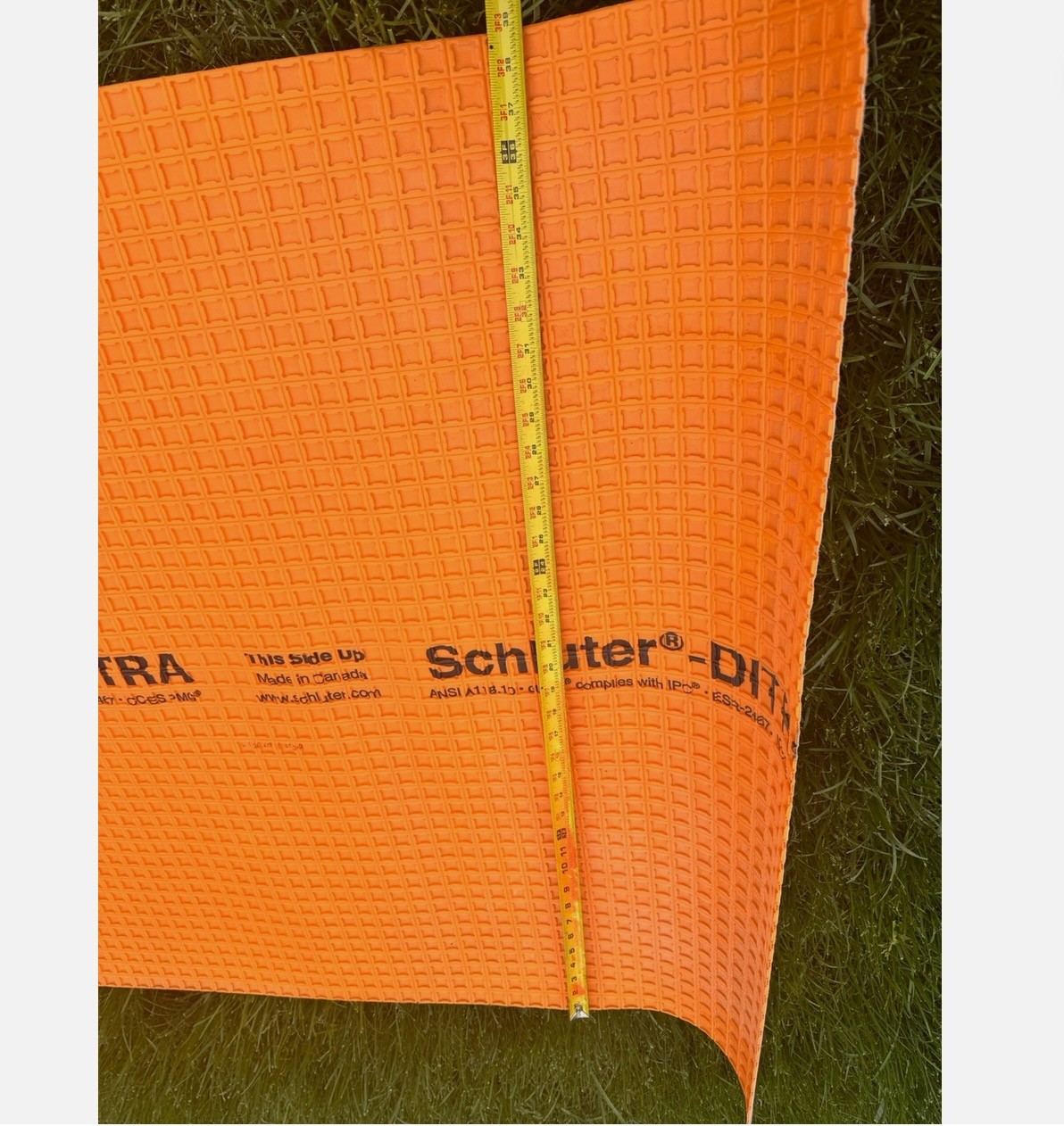 Schlüter DH512M Uncoupling Membrane Roll- REMNANT. 33 sq. ft. total
