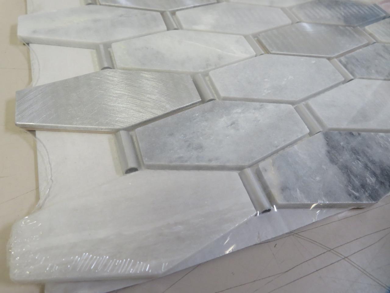 MSI Ankara 12.25 in. x 14.75 in. Textured Multi-Surface Metal Look Wall Tile
