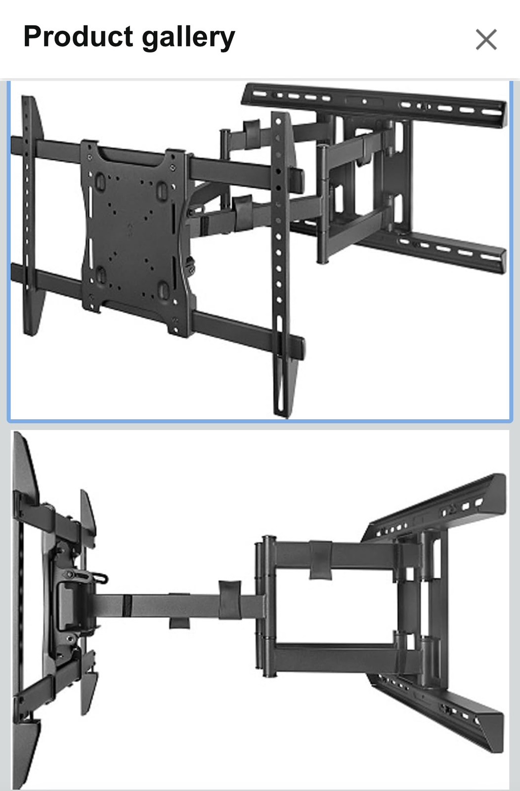 Strong SM-CS-ART2-L Contractor Universal Articulating Dual Arm TV Mount 37″ -70″