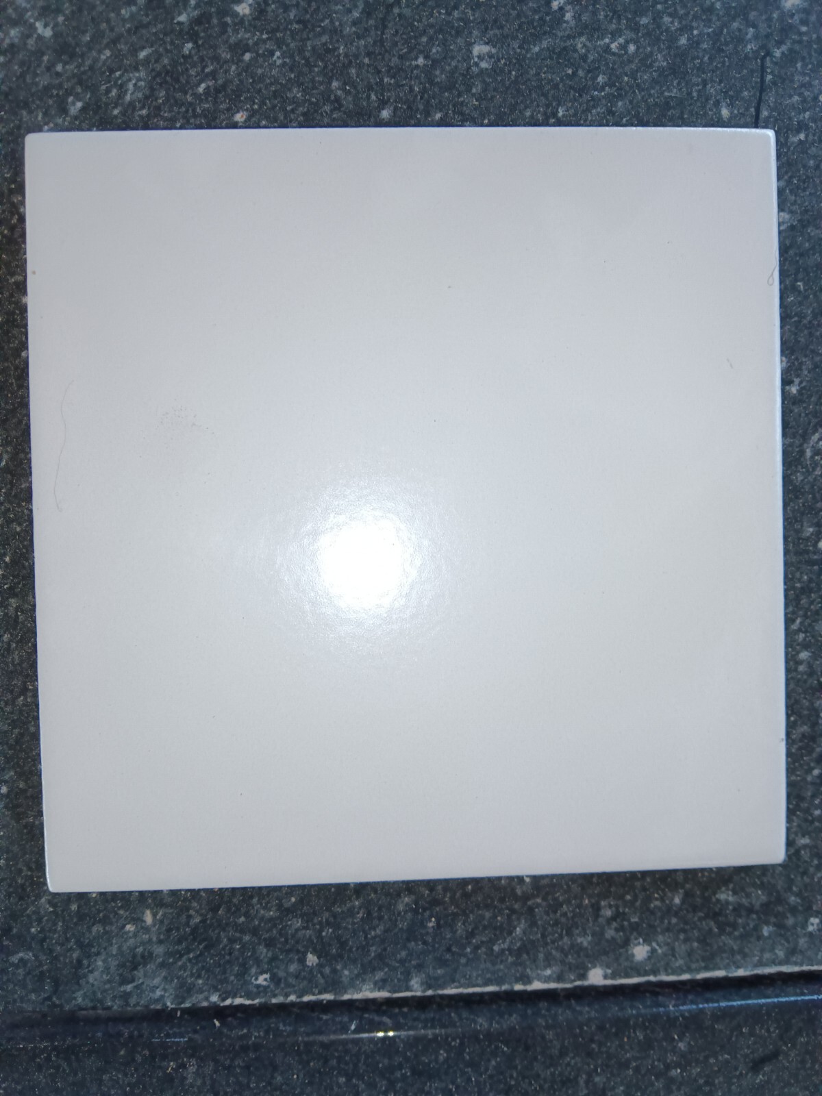 6×6 White Glossy Finish Ceramic Subway Tile Shower Walls Made in Usa 1 piece
