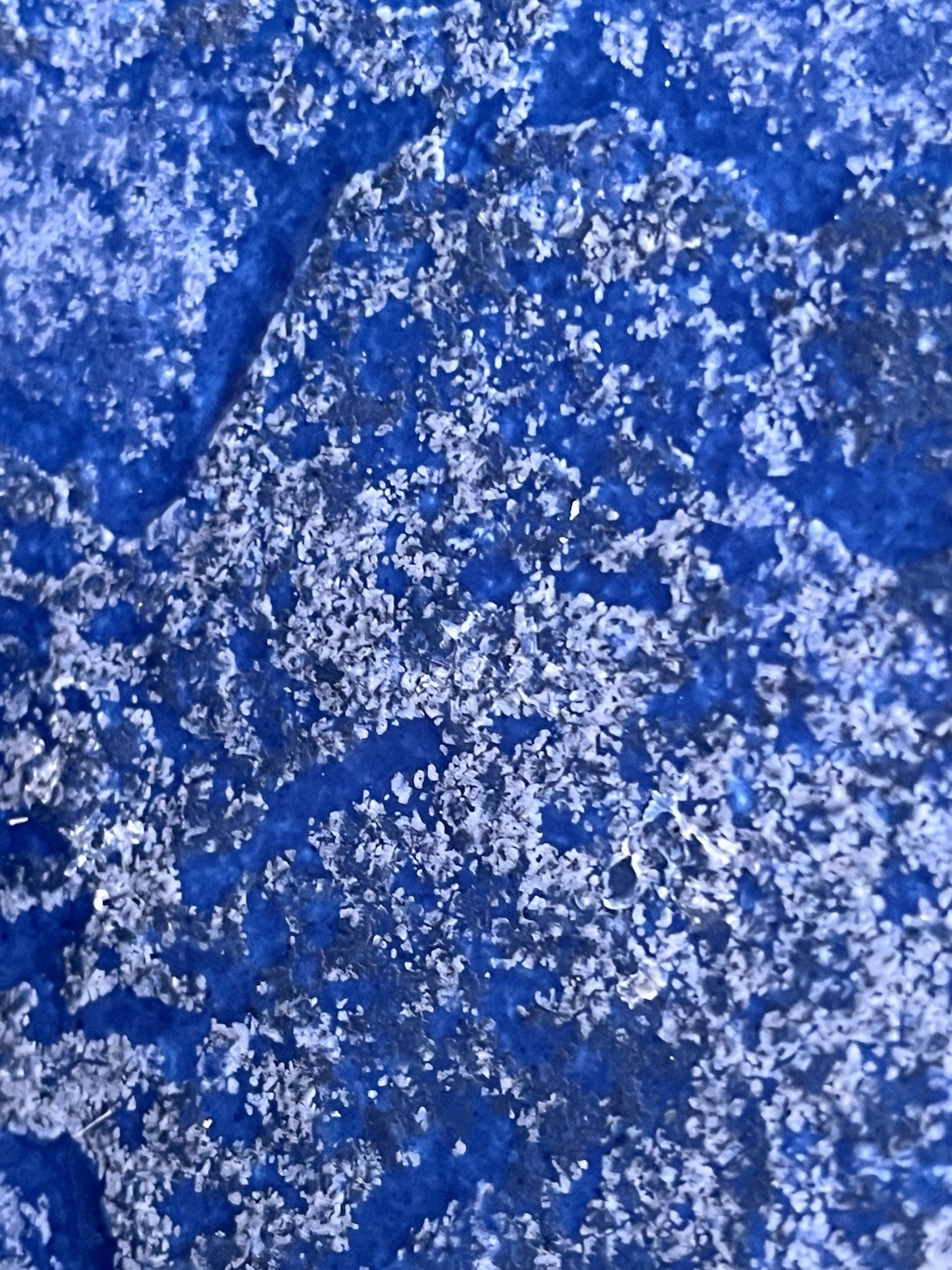 Deep Ocean Blue with Light Gray Sprinkles Ceramic Tile 6×6 Inch Kitchen Decor