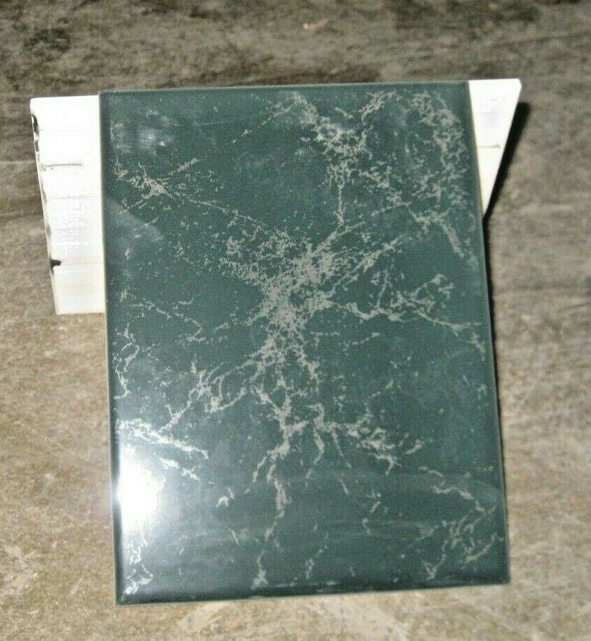 Pine Ceramic Tile Green 6×8* Brite Bath Remodel Marbleized Wall (45 SQ FT)