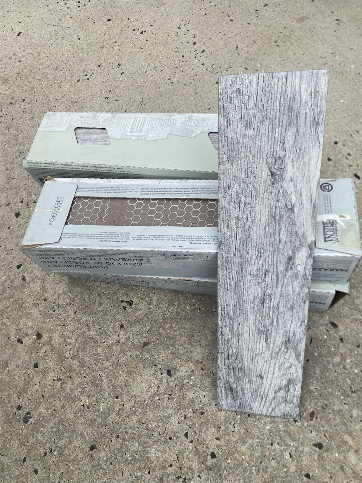 Marazzi Montagna Gray Wood-Look Porcelain Tile 6×24 Matte 15pc 14.53sqft