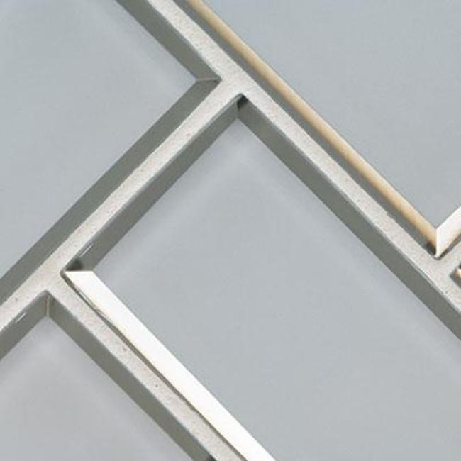 Ackland AKM-G-RI2X4BHB-CA Rivella – 12″ x 14″ Glass Herringbone – Sage Edge