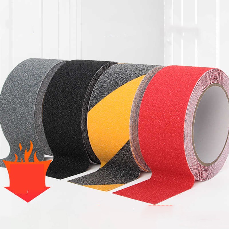 5M PVC Anti Slip Tape High Grip Self-Adhesive Safety Flooring Sticky 25/50/100mm