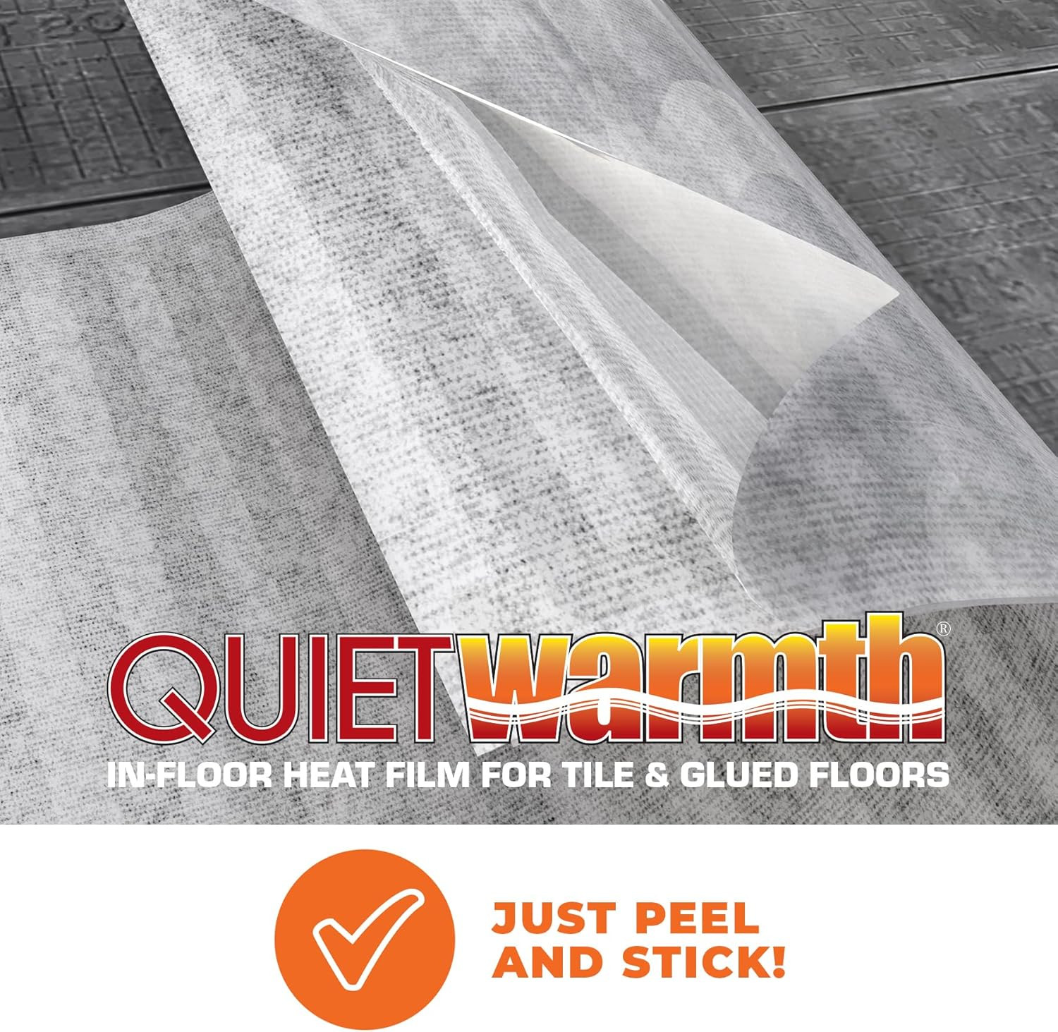 Tile QWT1.5X10F240 Radiant Floor Heating Mat – 1.5′ x 10′ for 15 Sq Ft