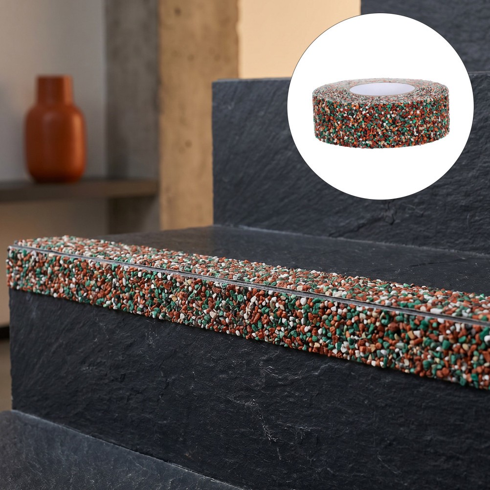 4 Set Reusable Rubber Grip Tape Strips for Stairs Indoor Outdoor Durable Epdm