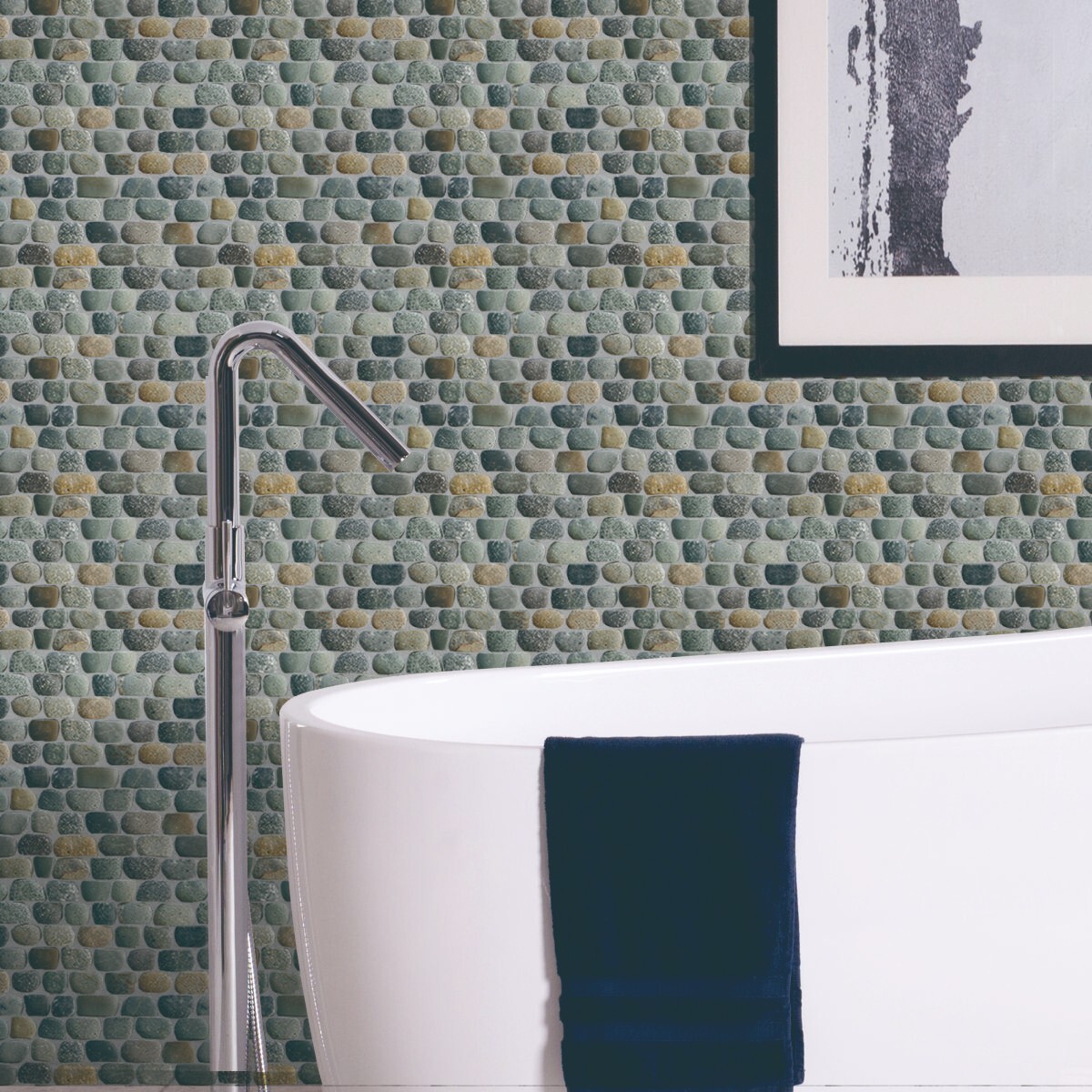 Strip Mix Natural Stone Mosaic Wall & Floor Tile ($15.95/SqFt)