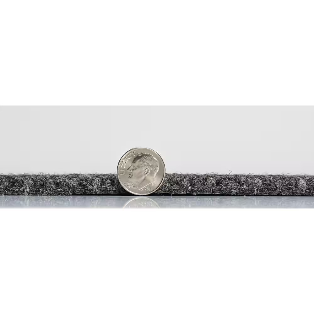Wide Wale – Rib – Ash Indoor/Outdoor 18 X 18 In. Peel and Stick Modular Carpet T
