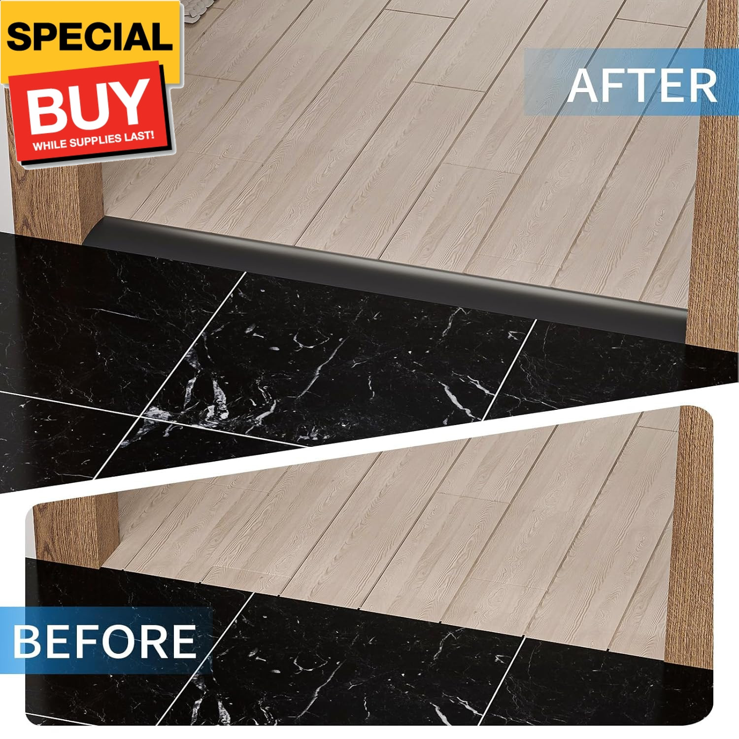 Floor Transition Strip Cover Strips, Self Adhesive Vinyl Flooring Transitions Di