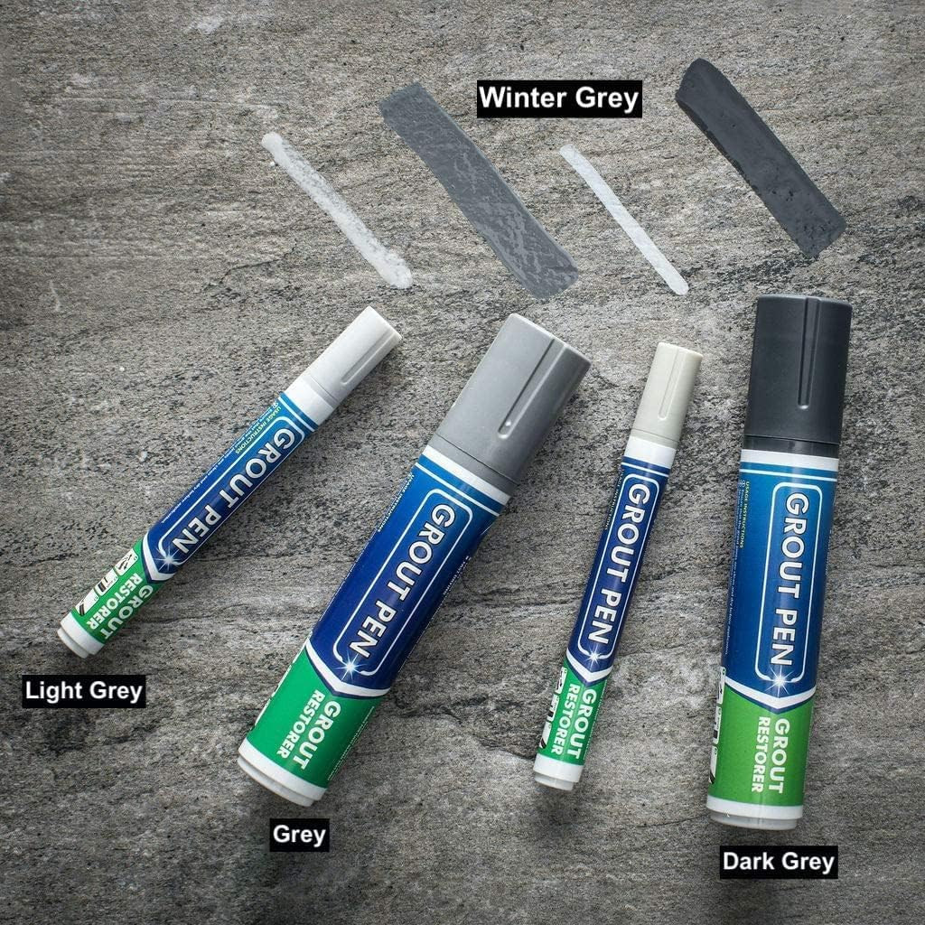 Grout Pen Tile Paint Marker: Waterproof Tile Grout Colorant and Sealer Pen – Wi