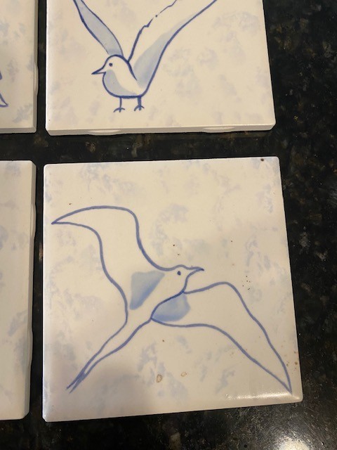 Decorative Wall Tile – Ocean Themed 12 Tiles