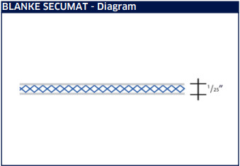 Blanke SECUMAT Crack Isolation Membrane, 39″ x 164′ (538 Sq. Ft.) – 758-904